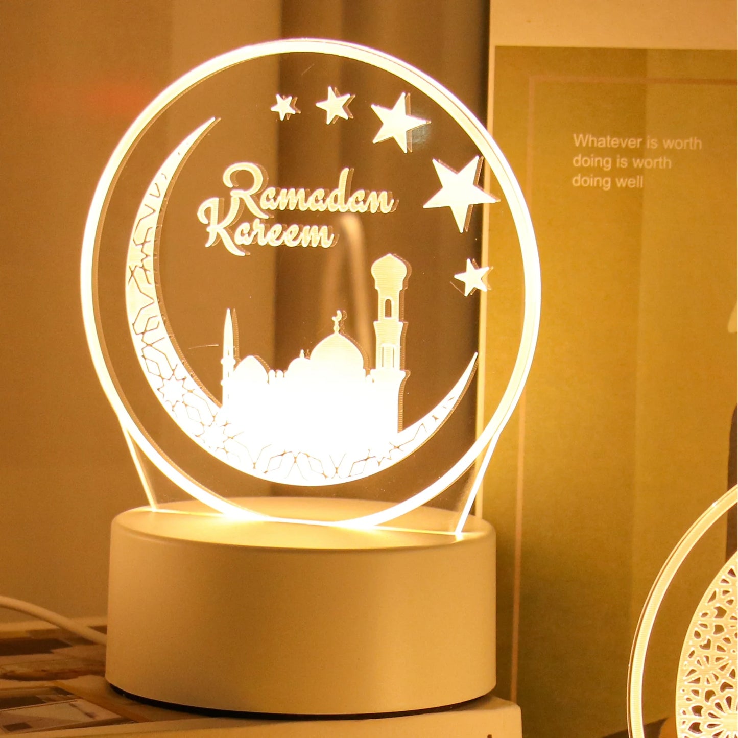 EID Night Light Mubarak Ramadan Decoration